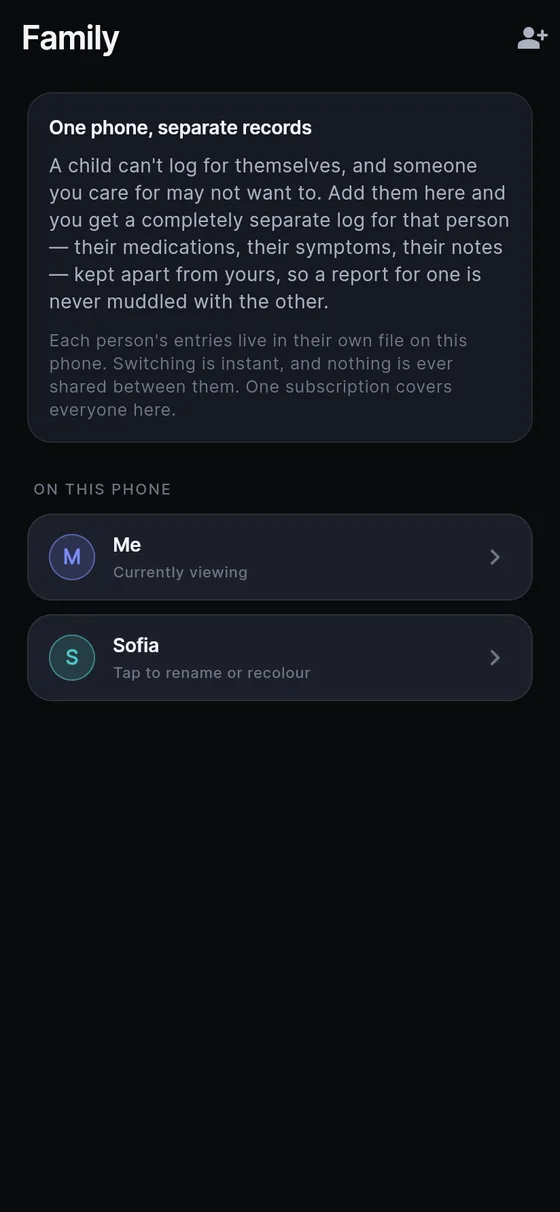 Sayved: Family health tracker app