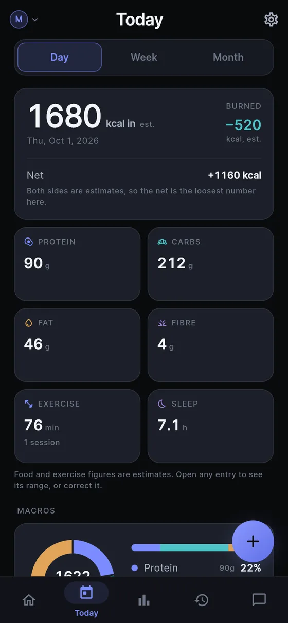 Sayved: A supplement tracker app that logs doses from a sentence